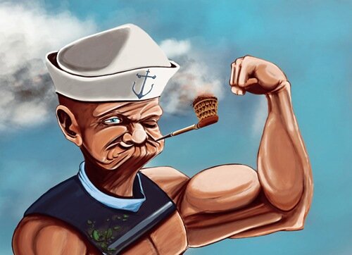 old popeye