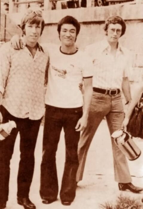 chuck norris and bruce lee