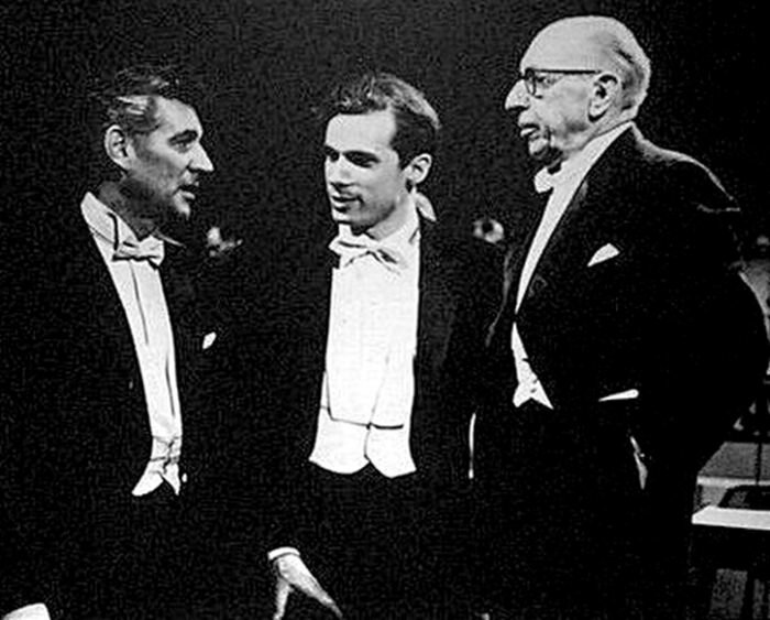 leonard bernstein glenn gould and igor stravinsky