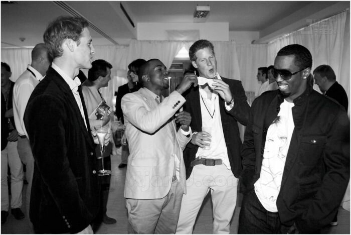 prince william kanye west prince harry and pdiddy