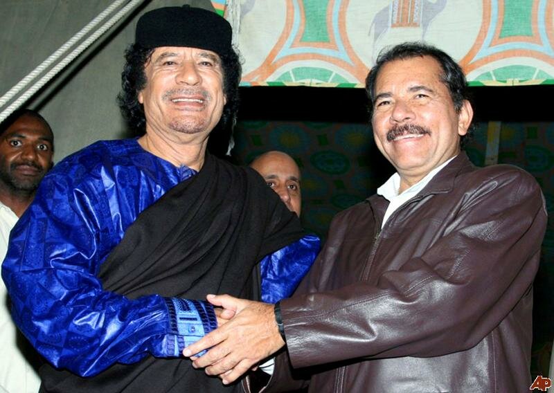 gaddafi and daniel ortega saavedra